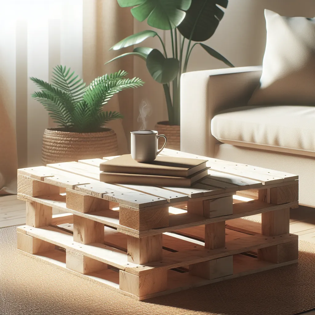 Krok po kroku: Drewniany stolik kawowy z palet