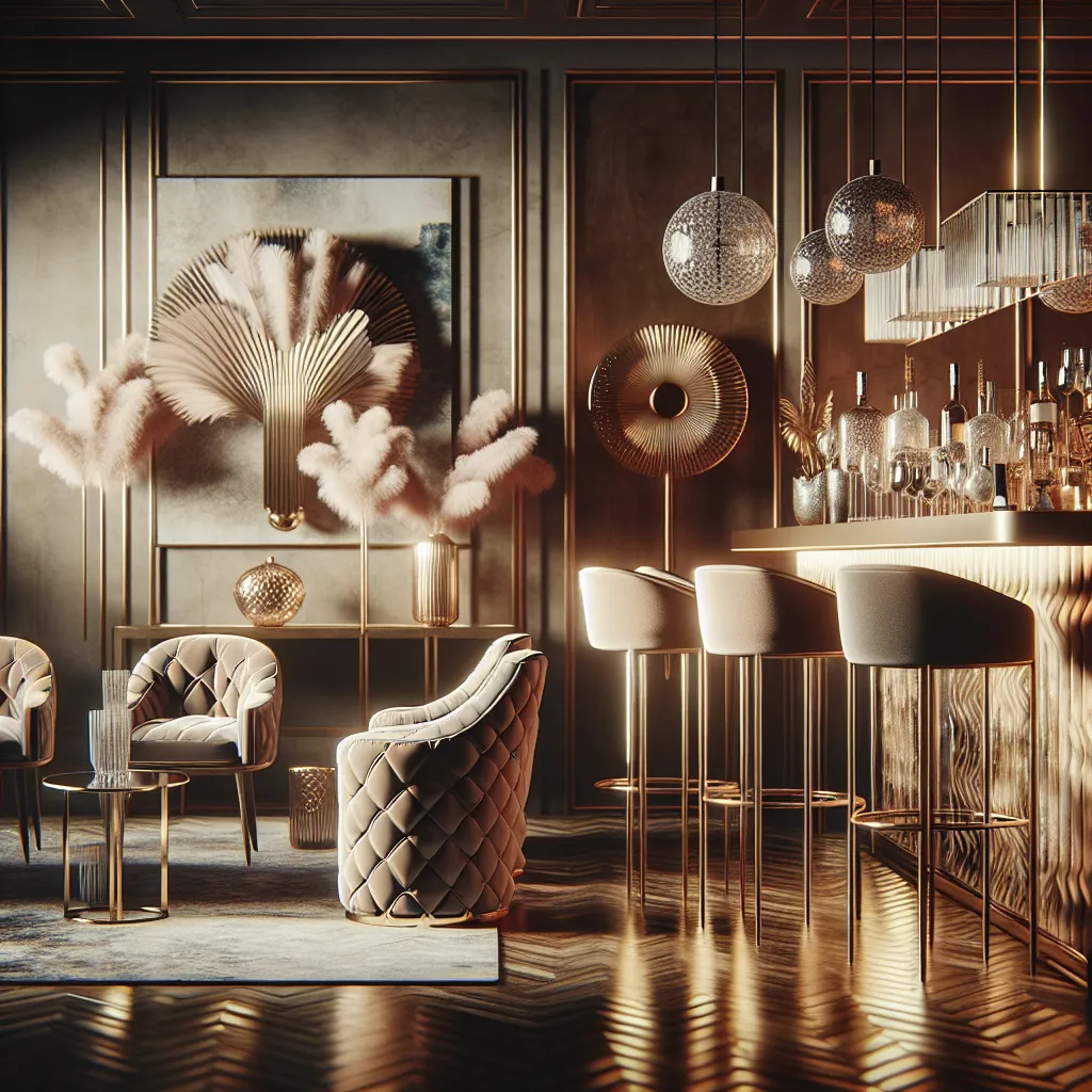 Nowoczesne wnętrza – hokery tapicerowane i meble glamour, które zachwycą Twoje wnętrza